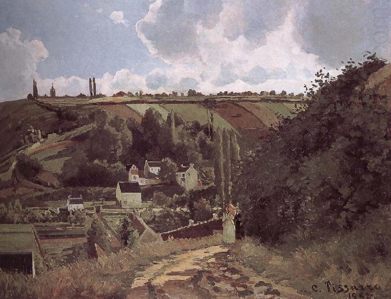 Camille Pissarro Loose multi-tile this Canada thunder hillside china oil painting image